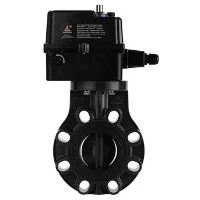Elektriski darbināms PVC droseļvārsts